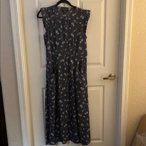 Simply Vera Vera Wang Blue Floral Kids Dress